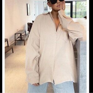 ABERCROMBIE AND FITCH Boyfriend Button Up in Soft A&F Collection